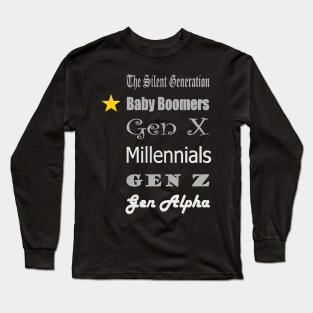 Proud Baby Boomer Long Sleeve T-Shirt